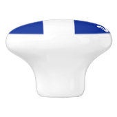 ケベック州旗とセラミックノブの引っ張り セラミックノブ (側面)