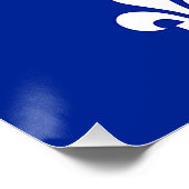 ケベック州旗の愛国的な壁のポスター ポスター (コーナー)