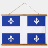 ケベック州旗を持つウォールタペストリー,カナダ 吊り下げ型タペストリー (正面)