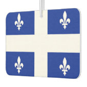 ケベック州旗を持つカーエアフレザー カーエアーフレッシュナー (左)