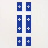 ケベック州旗を持つ愛国的なヨガマット，カナダ ヨガマット (裏面)