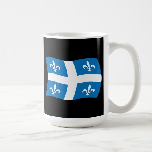 ケベック州旗マグカップ コーヒーマグカップ (右)