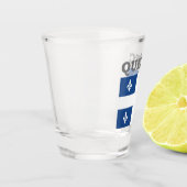 ケベック州旗（カナダ） ショットグラス (左)