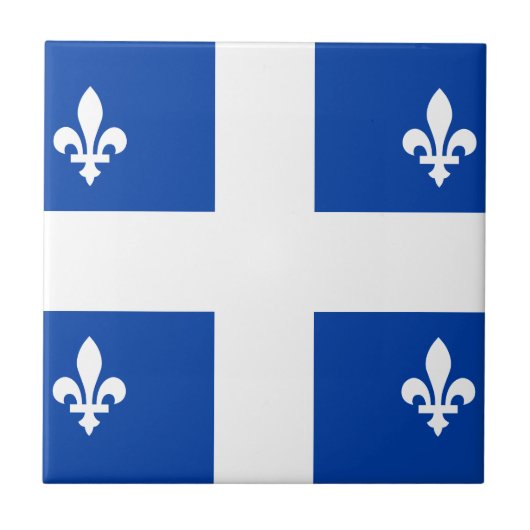ケベック州旗 タイル (正面)