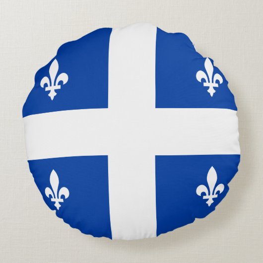 ケベック州旗 ラウンドクッション (裏面)