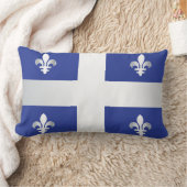 ケベック州旗 ランバークッション (ブランケット)