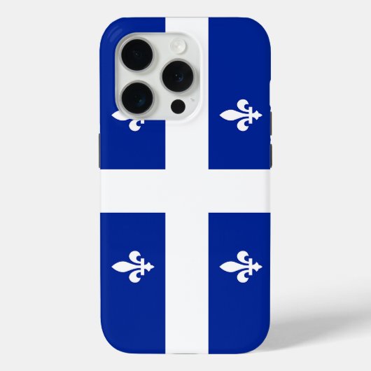 ケベック州旗 Case-Mate Apple iPhone 15 Pro iPhoneケース (裏面)