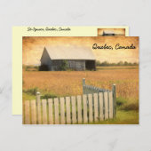 ケベック州，カナダのはがき ポストカード (正面/裏面)