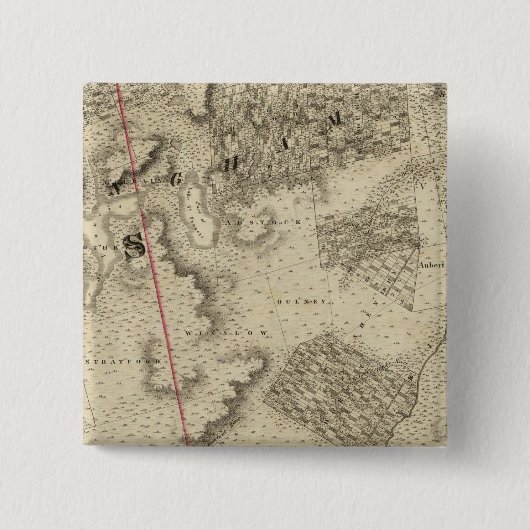 ケベック州（カナダ5） 缶バッジ (正面)