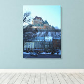 ケベック州，カナダ キャンバスプリント (インサイチュ (ウッドフロア))