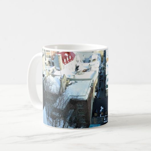 ケベック州,カナダ コーヒーマグカップ (正面左)