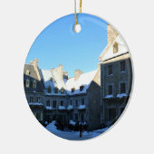 ケベック州，カナダ セラミックオーナメント (左)