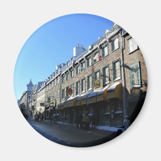 ケベック州，カナダ マグネット (正面)