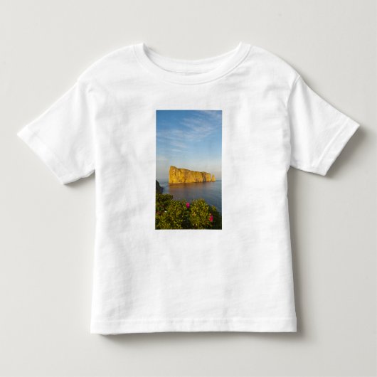 ケベック州、ペルセ岩(Rocher Perce)、カナダ トドラーTシャツ (正面)