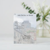 ケベック市の歴史的地区 インビテーションポストカード (スタンド正面)