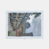 ケベック市の歴史的地区 フリースブランケット (正面(横))