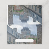 ケベック市の歴史的地区 プレイスカード (外部開封)
