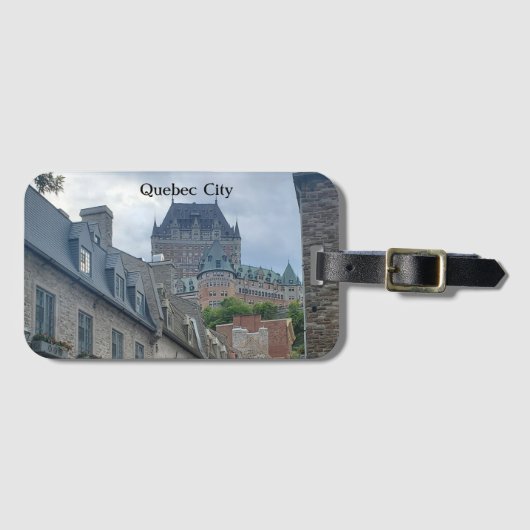 ケベック市の歴史的地区 ラゲッジタグ (正面横)