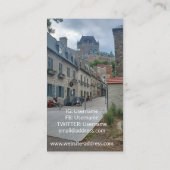 ケベック市の歴史的地区 名刺 (裏面)