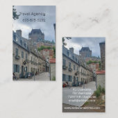 ケベック市の歴史的地区 名刺 (正面/裏面)