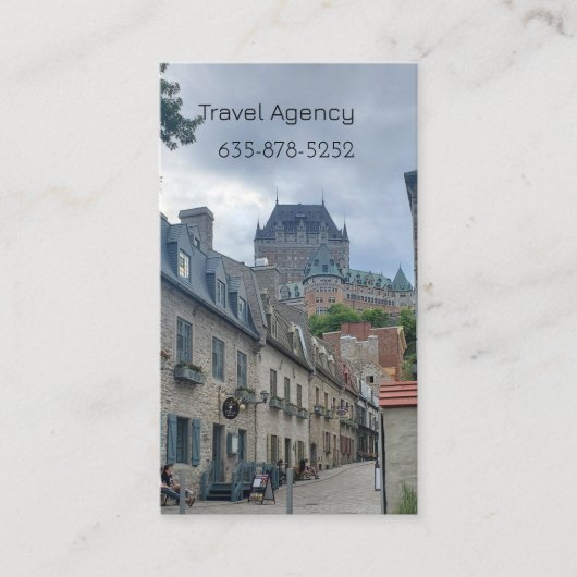 ケベック市の歴史的地区 名刺 (正面)