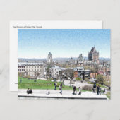 ケベック市はがきのケープダイヤモンド ポストカード (正面/裏面)