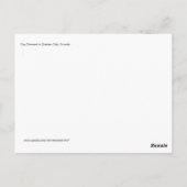 ケベック市はがきのケープダイヤモンド ポストカード (裏面)