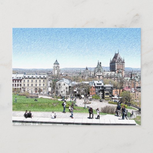 ケベック市はがきのケープダイヤモンド ポストカード (正面)