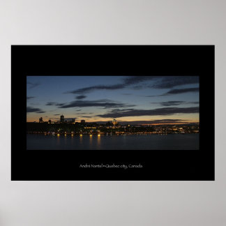 ケベック市上空 ポスター