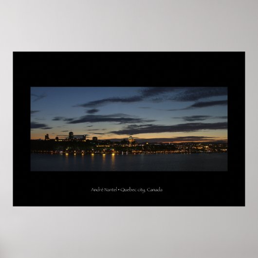 ケベック市上空 ポスター (正面)