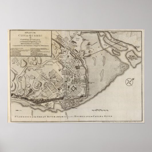 ケベック市 ポスター (正面)