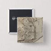 ケベック市 缶バッジ (正面&裏面)