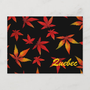 ケベック紅葉はがき ポストカード