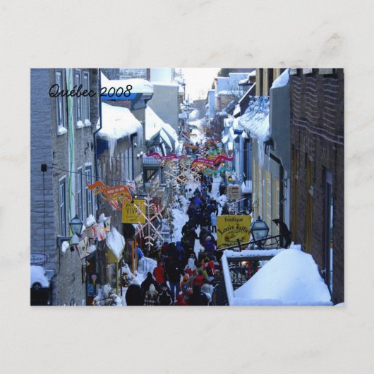 ケベック2008 ポストカード (正面)