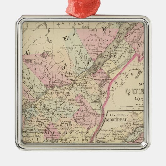 ケベック2 メタルオーナメント (正面)