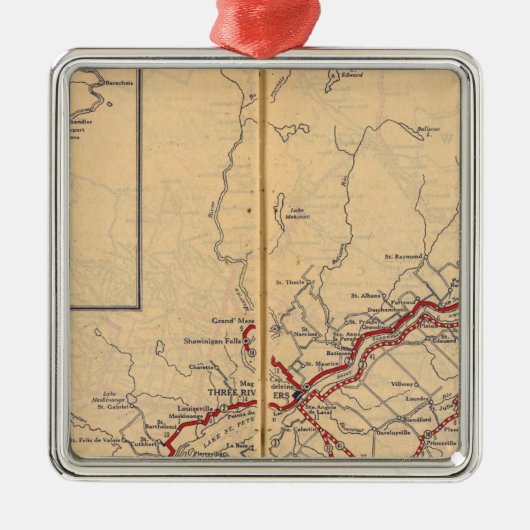 ケベック4 メタルオーナメント (正面)