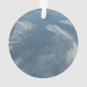 ケベック，カナダのジェームス湾の南東にある山火事 オーナメント (裏面)