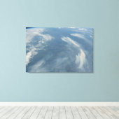 ケベック,カナダのジェームス湾の南東にある山火事 キャンバスプリント (インサイチュ (ウッドフロア))