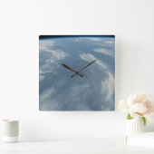 ケベック,カナダのジェームス湾の南東にある山火事 スクエア壁時計 (ホーム)