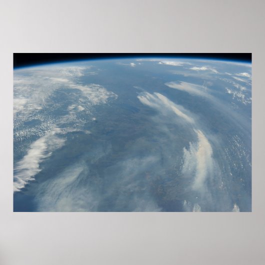 ケベック,カナダのジェームス湾の南東にある山火事 ポスター (正面)