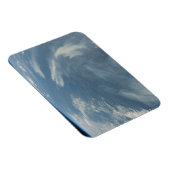 ケベック,カナダのジェームス湾の南東にある山火事 マグネット (右側)