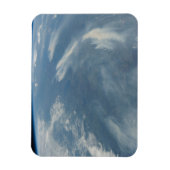 ケベック,カナダのジェームス湾の南東にある山火事 マグネット (縦)