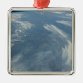 ケベック，カナダのジェームス湾の南東にある山火事 メタルオーナメント (正面)