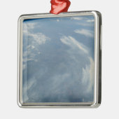 ケベック，カナダのジェームス湾の南東にある山火事 メタルオーナメント (左)