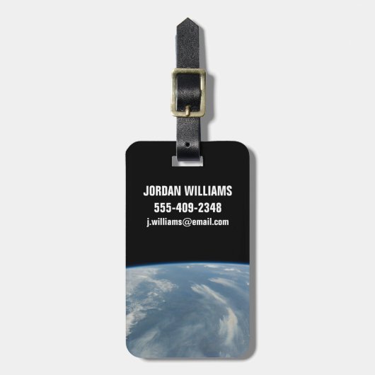 ケベック，カナダのジェームス湾の南東にある山火事 ラゲッジタグ (正面縦)