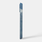 ケベック,カナダのジェームス湾の南東にある山火事 iPhone 15ケース (左側面)