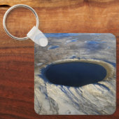 ケベック、カナダの航空鼠径部クレーター。 キーホルダー (正面)