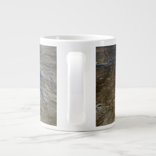 ケベック、カナダの航空鼠径部クレーター。 ジャンボコーヒーマグカップ (裏面)