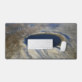 ケベック、カナダの航空鼠径部クレーター。 デスクマット (キーボード&マウス)