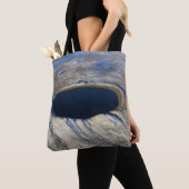 ケベック、カナダの航空鼠径部クレーター。 トートバッグ (クローズアップ)